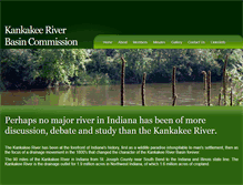 Tablet Screenshot of kankakeeriverbasin.org